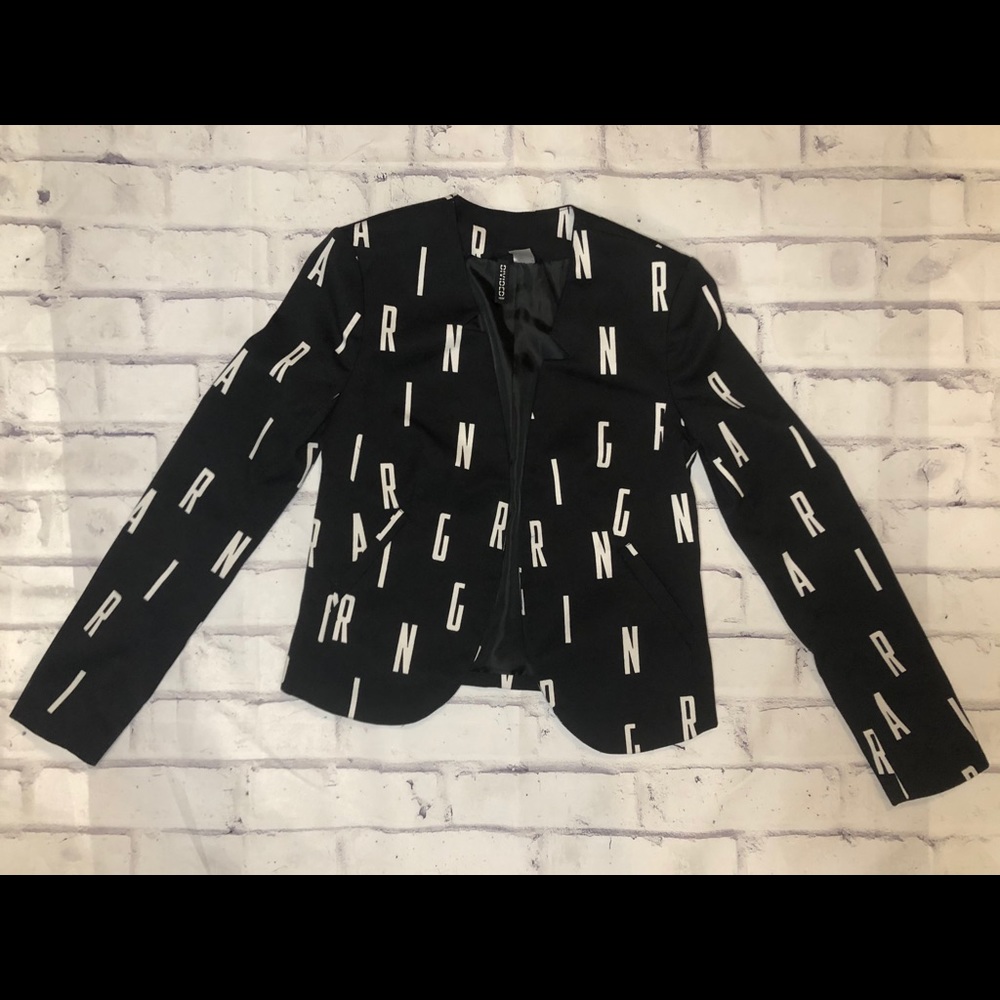 DIVIDED Letters Blazer